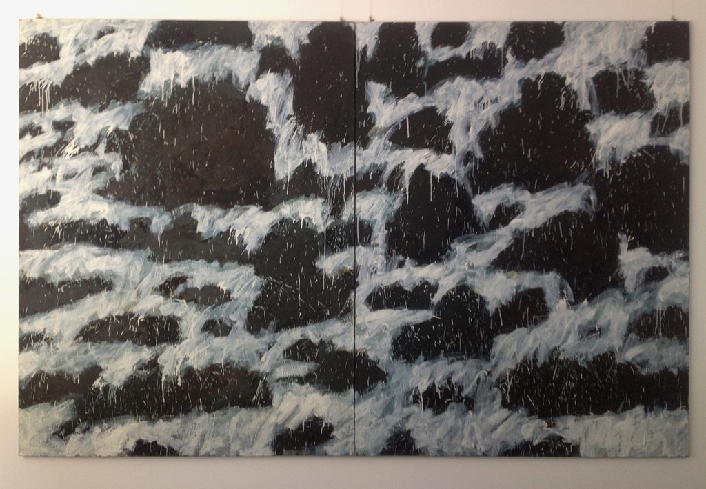 Leon Tarasiewicz, Waves (diptych), courtesy Dr Werner Jerke