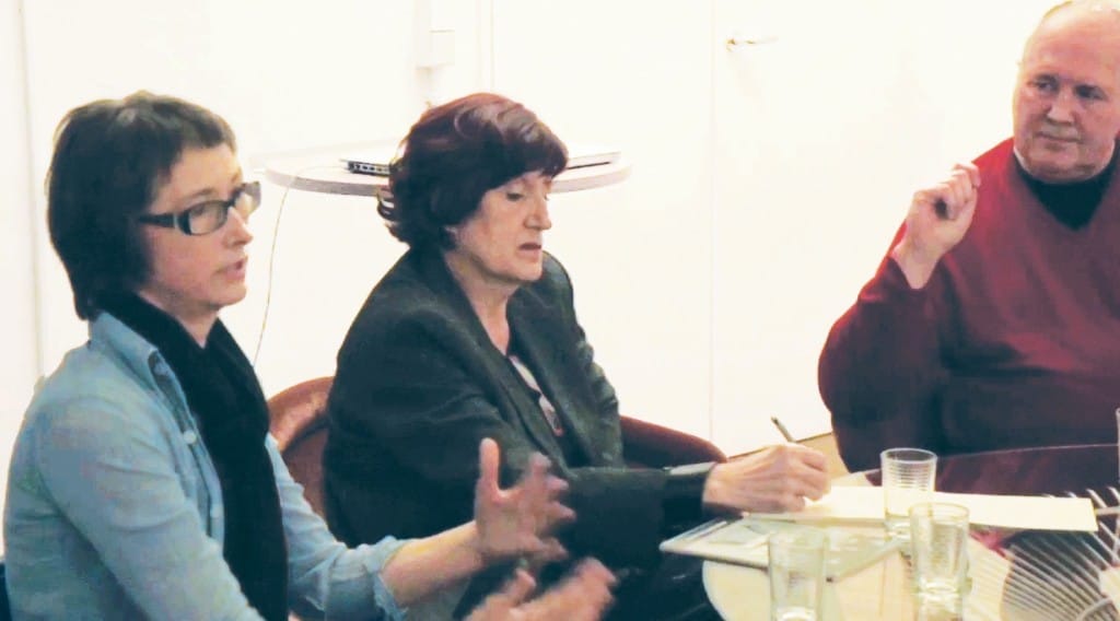 “Im Dialog IV”, debate at Hoffmann Sammlung, photo courtesy ZJ