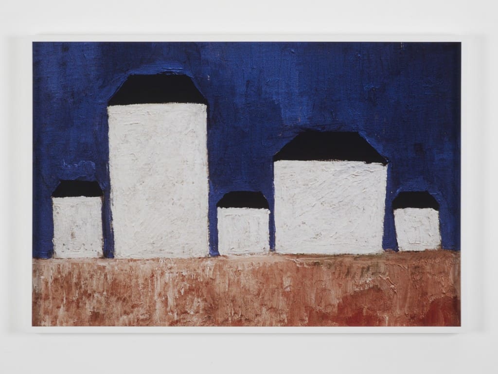 EUSTACHY KOSSAKOWSKI, Report from the Exhibition, 1989/2010, Photograph of the painting Landscape with Five Houses by Kazimir Malevich (fragment 1), 1928-1929, oil on canvas, 83.8 x 61.8 cm, courtesy of Kate Macgarry Gallery. 