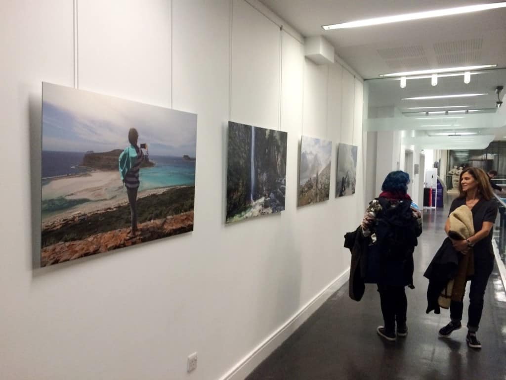 Artur Urbanski, exhibition view: ‘Live View’ at the University of Derby in Derby, FORMAT International Photography Festival 2015, photo Artur Urbanski