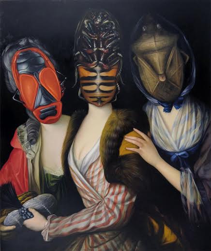 Ewa Juszkiewicz, Sisters, 2014, oil on canvas, 142 x 116cm, courtesy of the artist