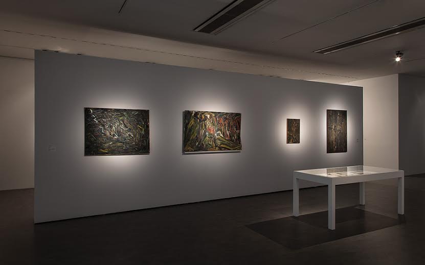 Gustav Metzger, Exhibition view in the Centre of Contemporary Art Znaki Czasu in Toruń, 2015, photo Wojciech Olech