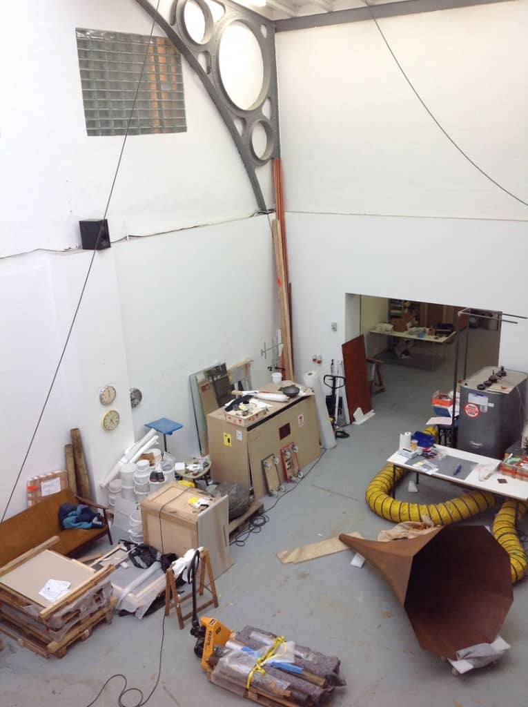 Alicja Kwade's Studio, Berlin 2015, photo Contemporary Lynx