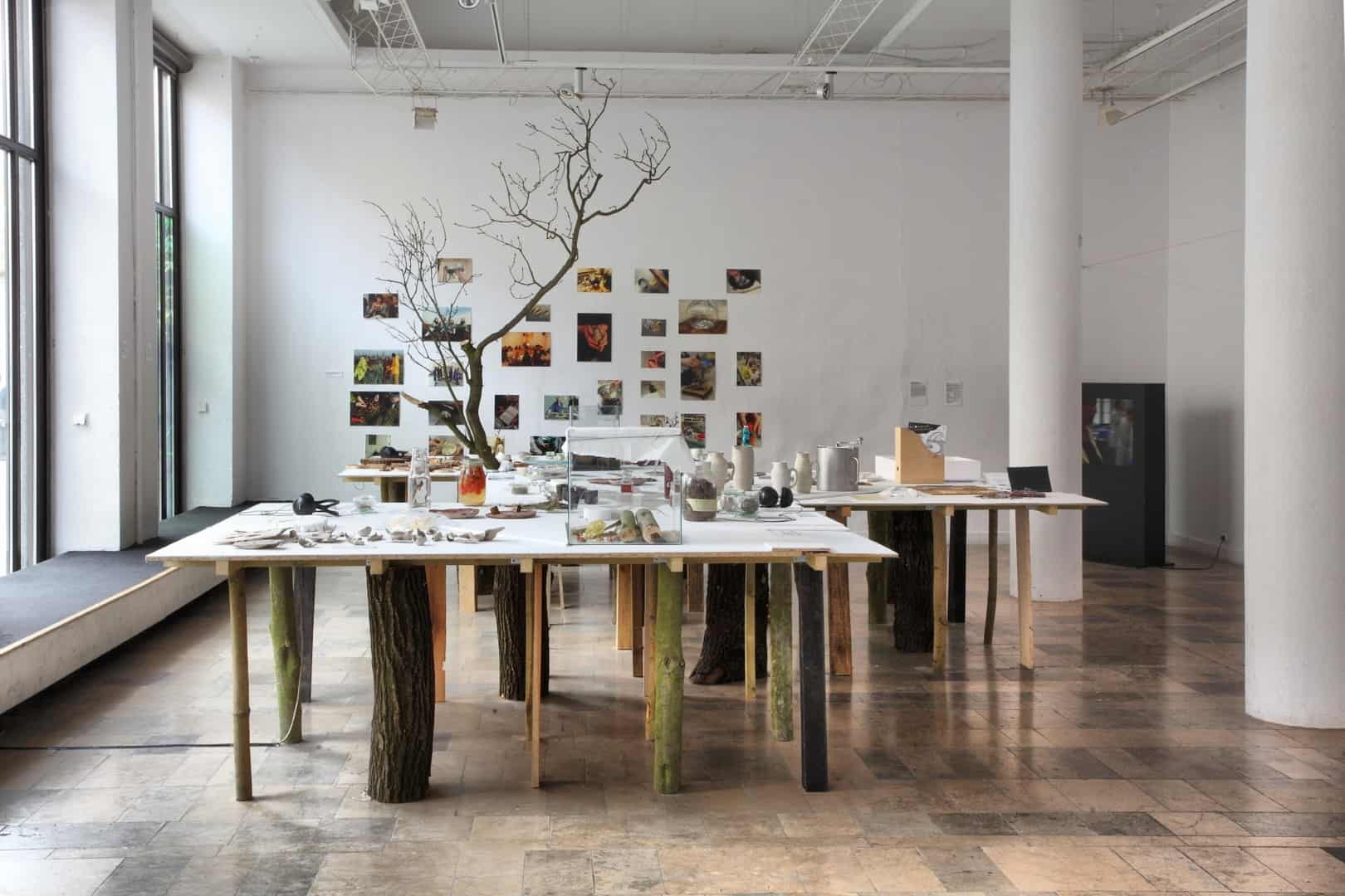 Food Think Tank, Installation Ziemia Woda,Dizajn BWA Gallery, Wrocław, 2015, image© Karolina Zajączkowska i Jędrzej Stelmaszek