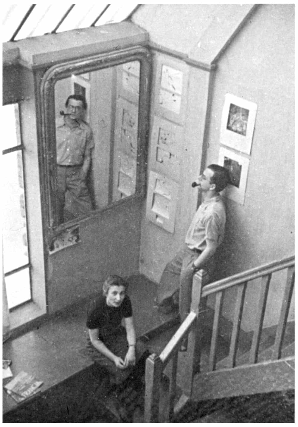 Franciszka and Stefan Themerson in their studio, Paris, 1938