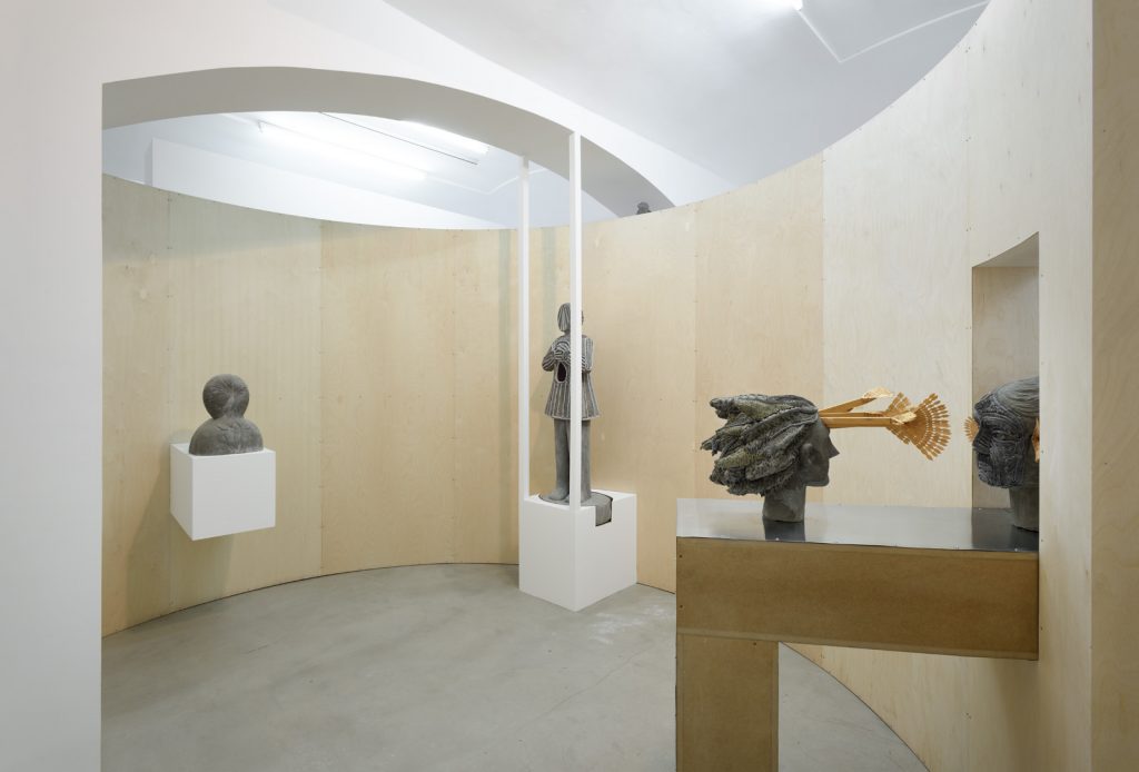 'Interpreter I & Anna Hulačova', exhibition view, hunt kastner, 2015, photo courtesy the artist and hunt kastner