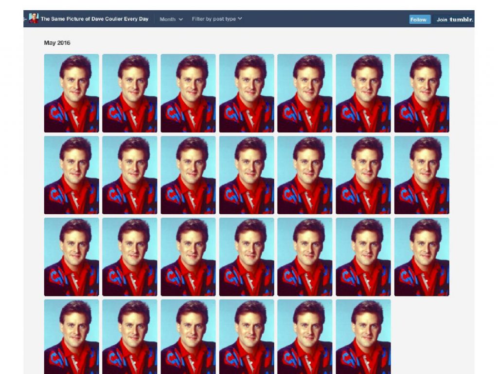 The Same Picture of Dave Coulier Every Day