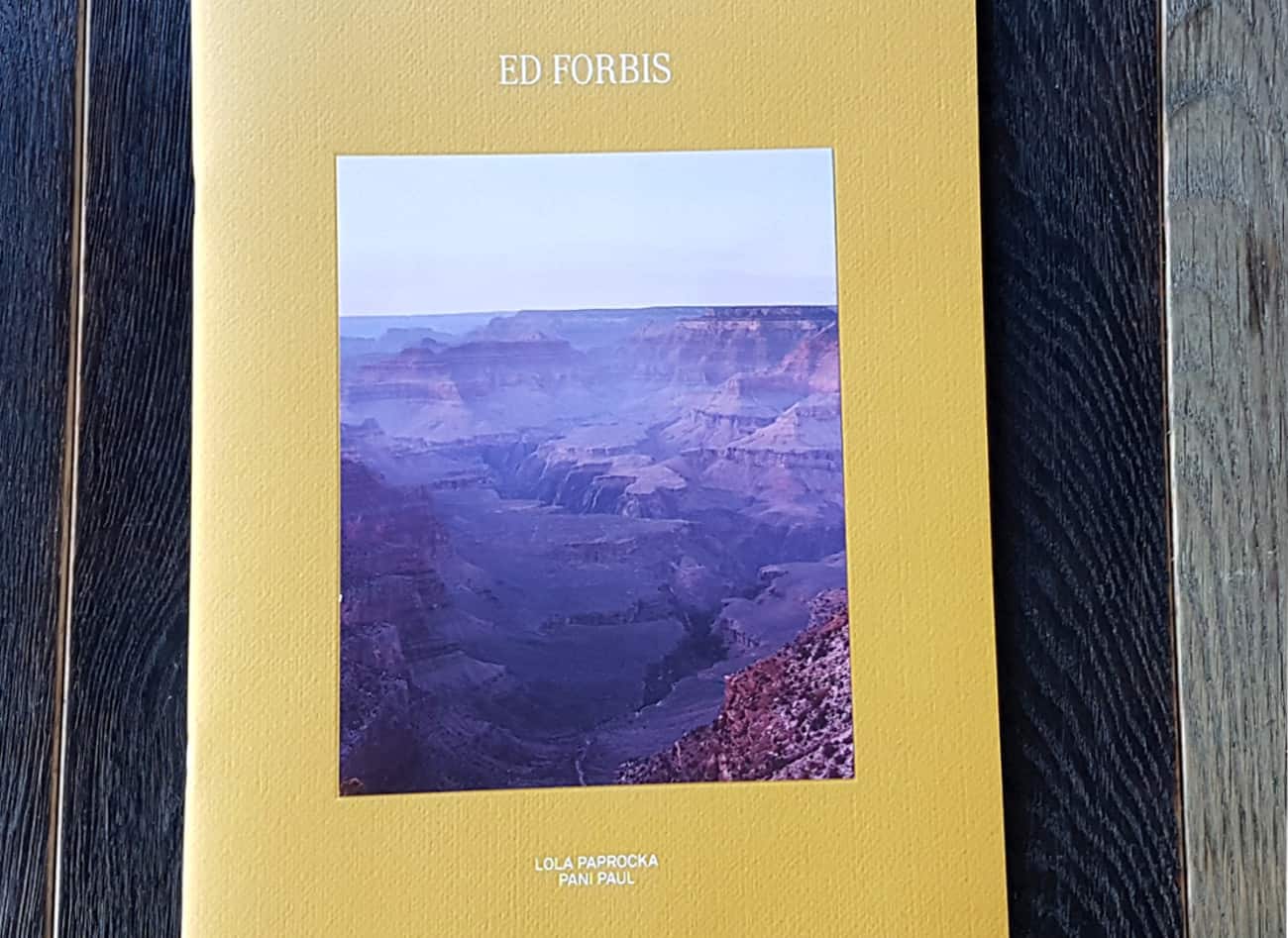 Ed Forbis by Lola Paprocka and Pani Paul, published by Palm* Studio, 2017