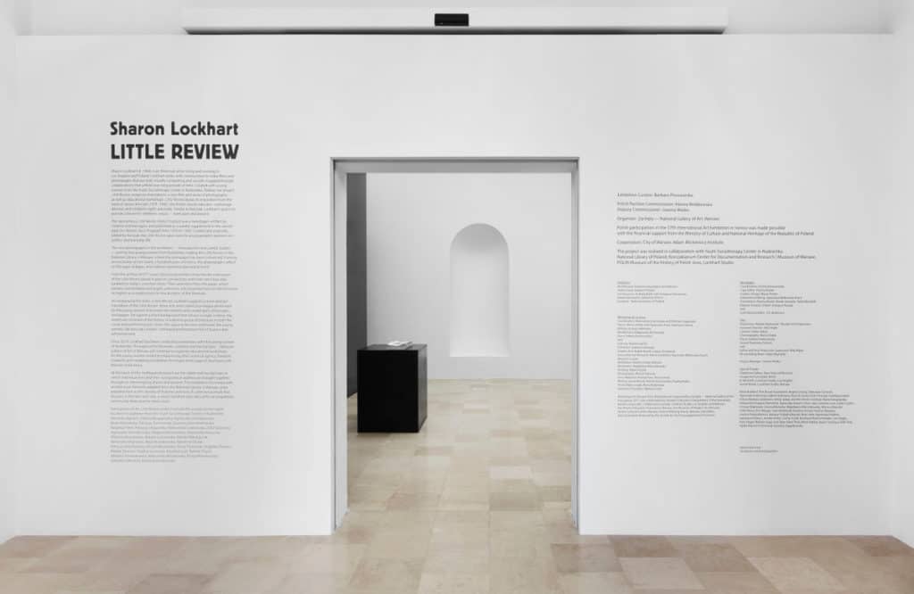 Sharon Lockhart, Little Review, Polish Pavilion, 57. Venice Biennial, 2017, exhibition view, photo: Jens Ziehe