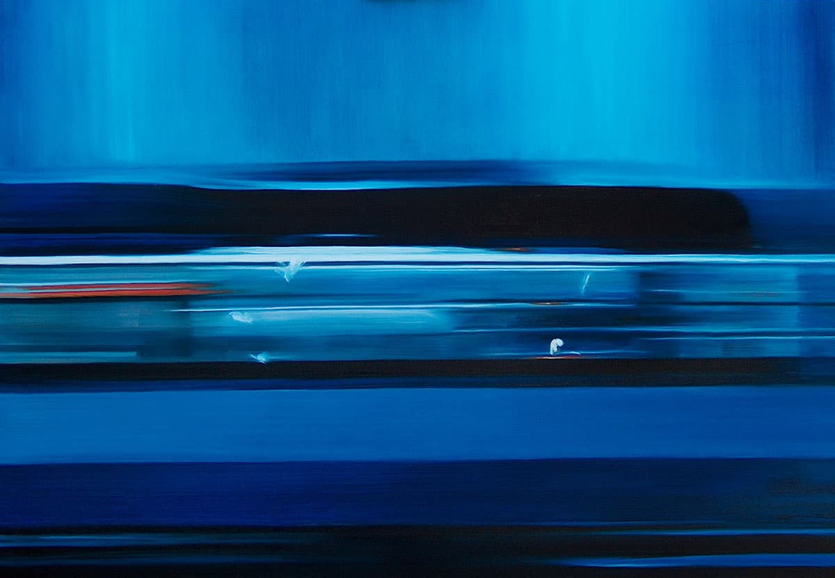 Spaces disclosed, VII, oil, canvas, 90x130cm, 2014