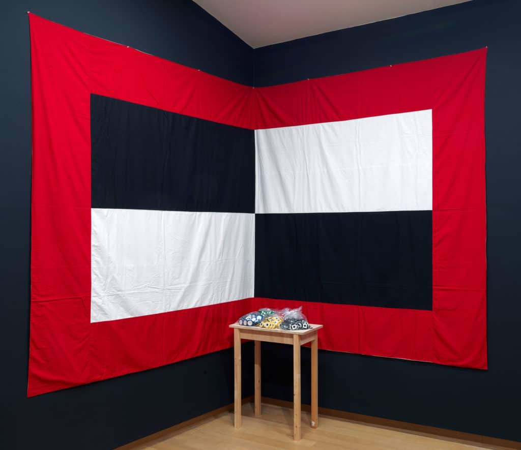 Matt Mullican, Subject Driven, 1978-2008. Collection Stedelijk Museum Amsterdam, acquisition Thomas Borgmann, Berlin. (Installation Stedelijk Museum November 2017. Photo: Gert Jan van Rooij)