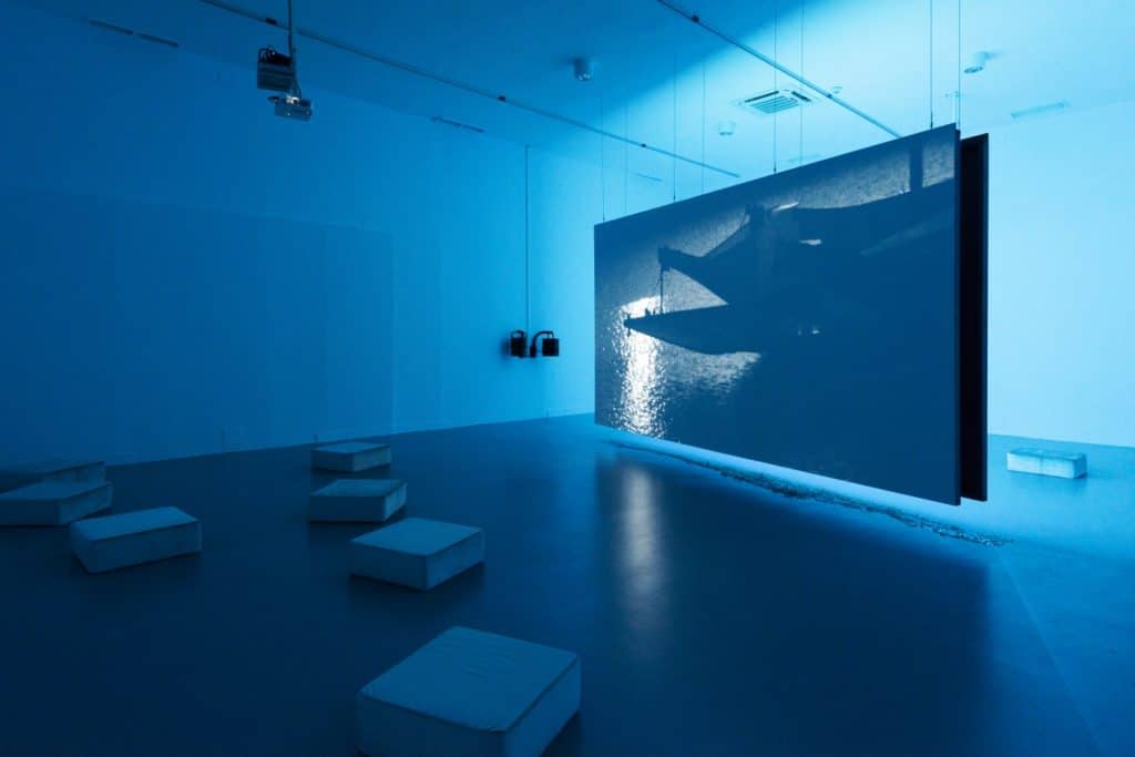 Marta Hryniuk, ”Cold Body Shining” installation view, Ujazdowski Castle Centre for Contemporary Art. Photo: Bartosz Górka