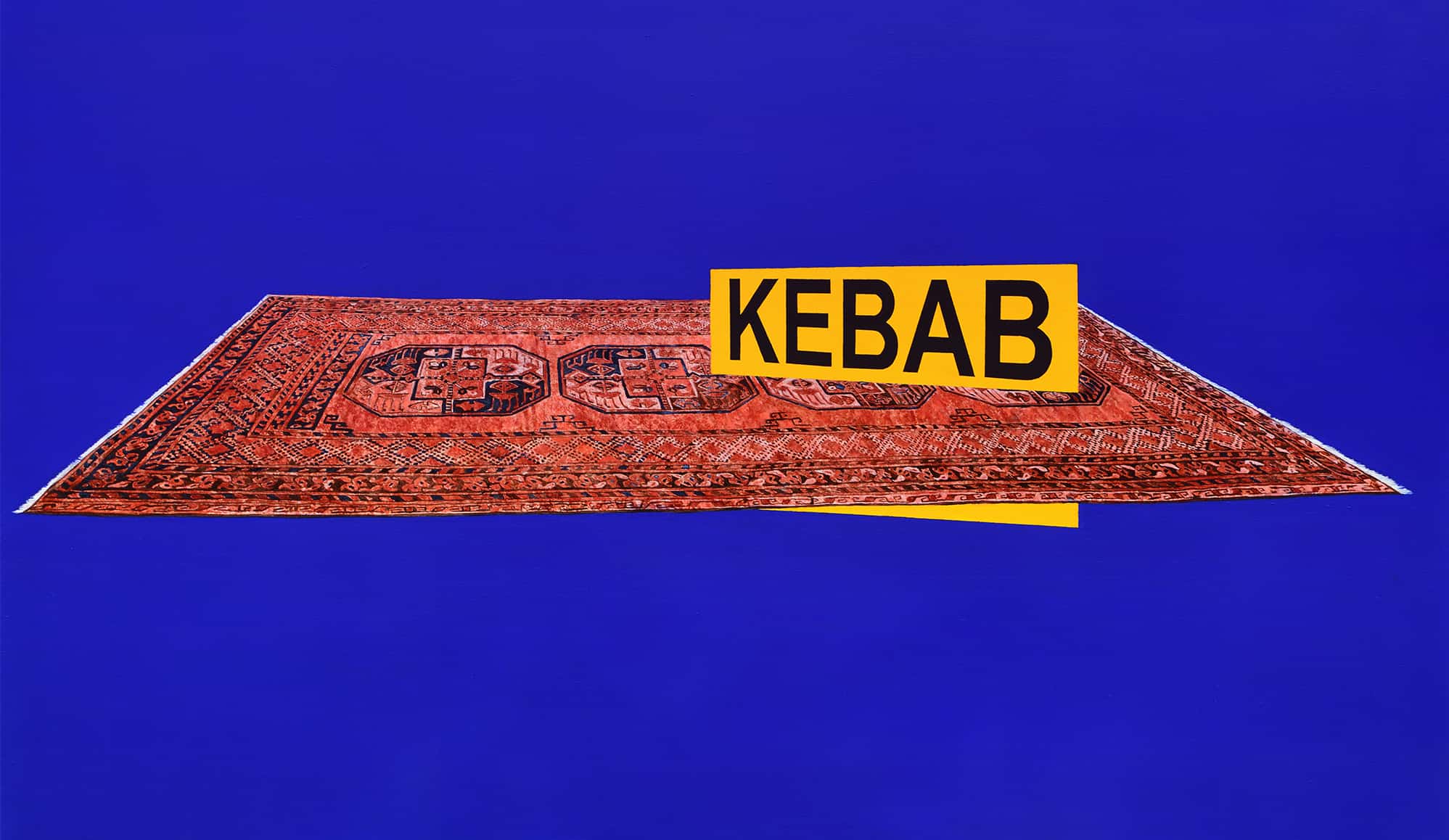 Dyndo Wiktor, One Thousand and One Nights, Kebab, 2018, oil paint on canvas, 100x160cm, photo: Adam Gut