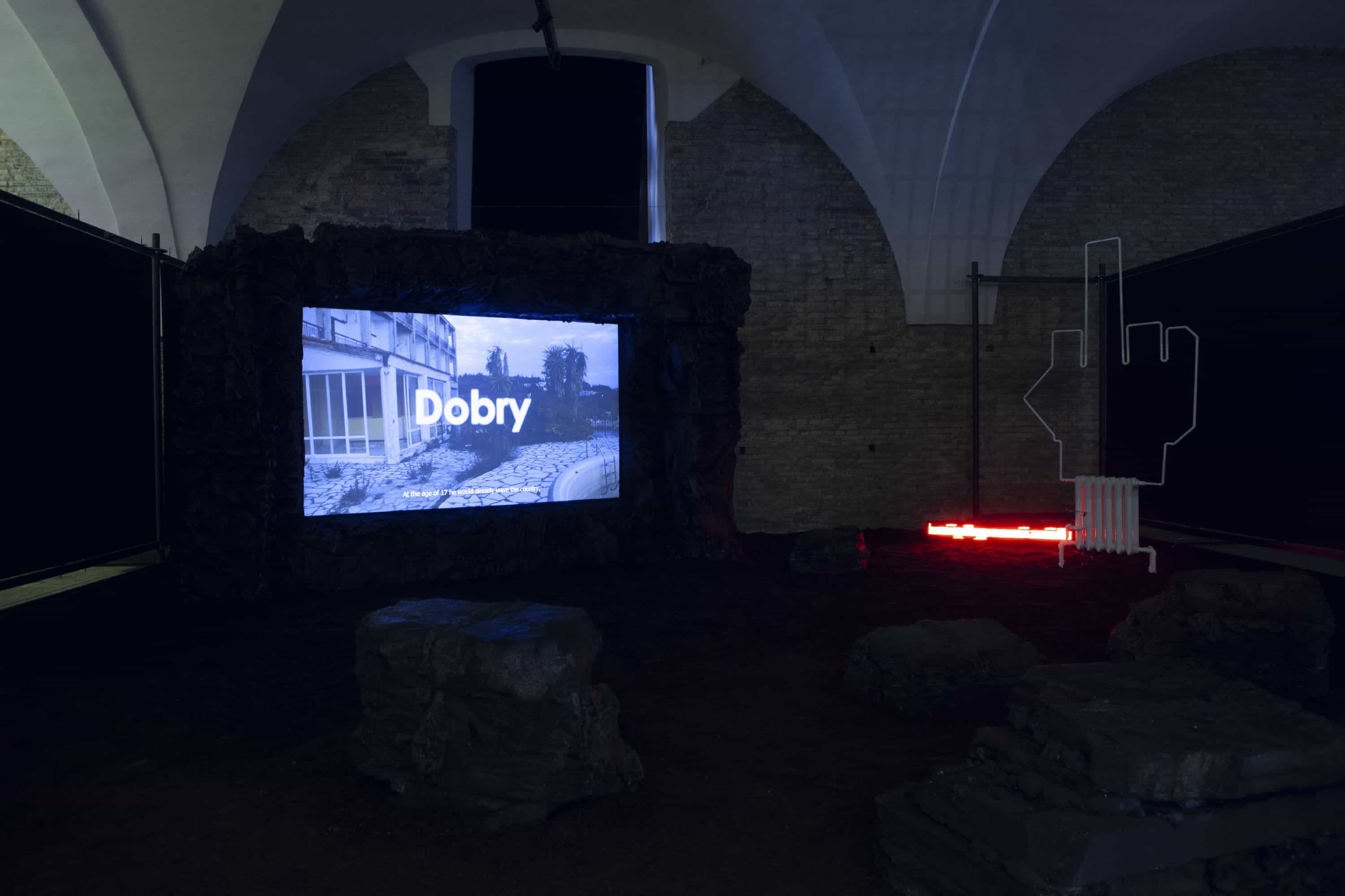 View of the exhibition by Róża Duda and Michał Soja in the Armoury of Arts in Gdańsk, courtesy Róża Duda and Michał Soja.