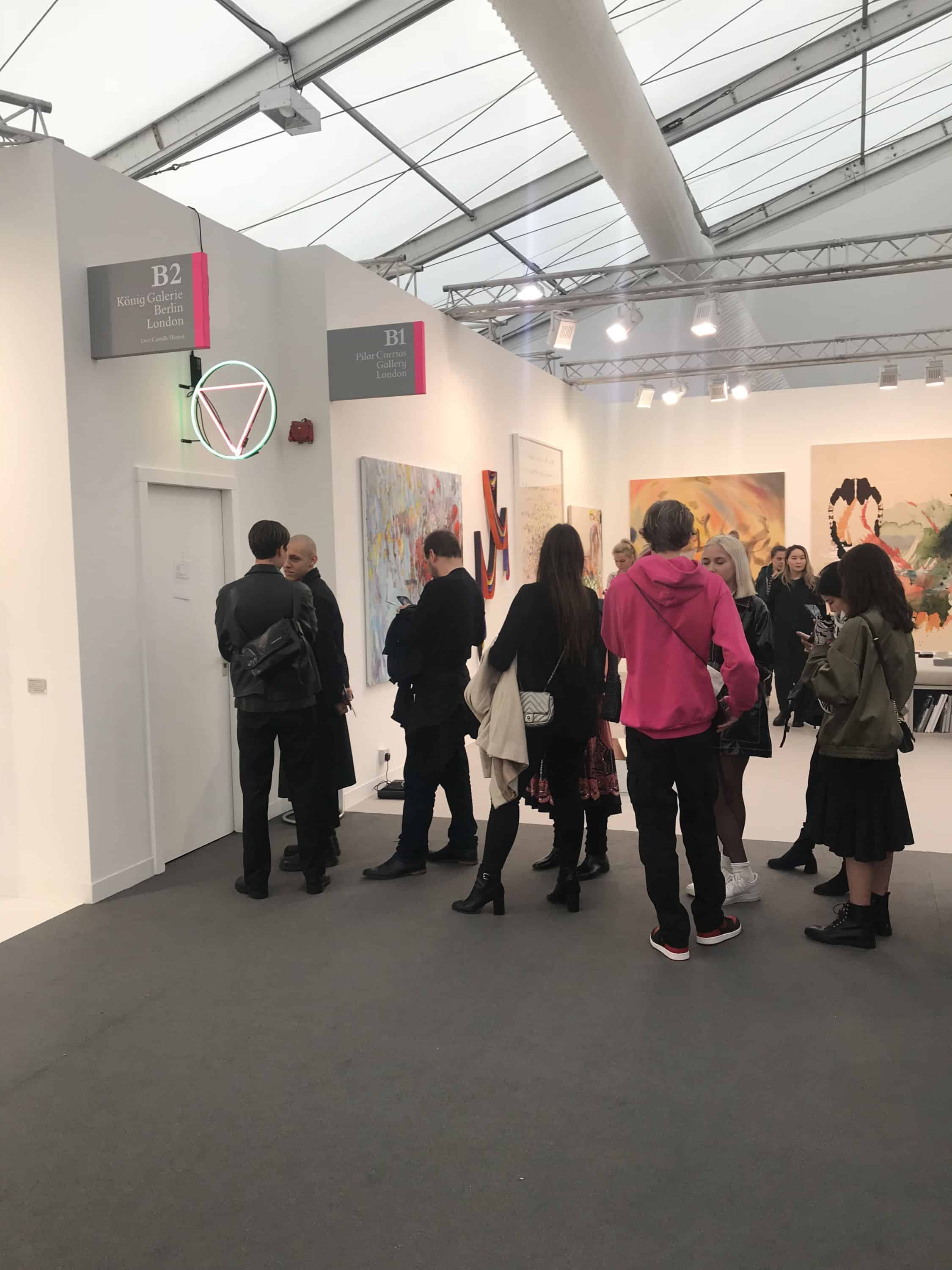 Queuing for Alex Baczynski-Jenkins Frieze Artist Award 2018