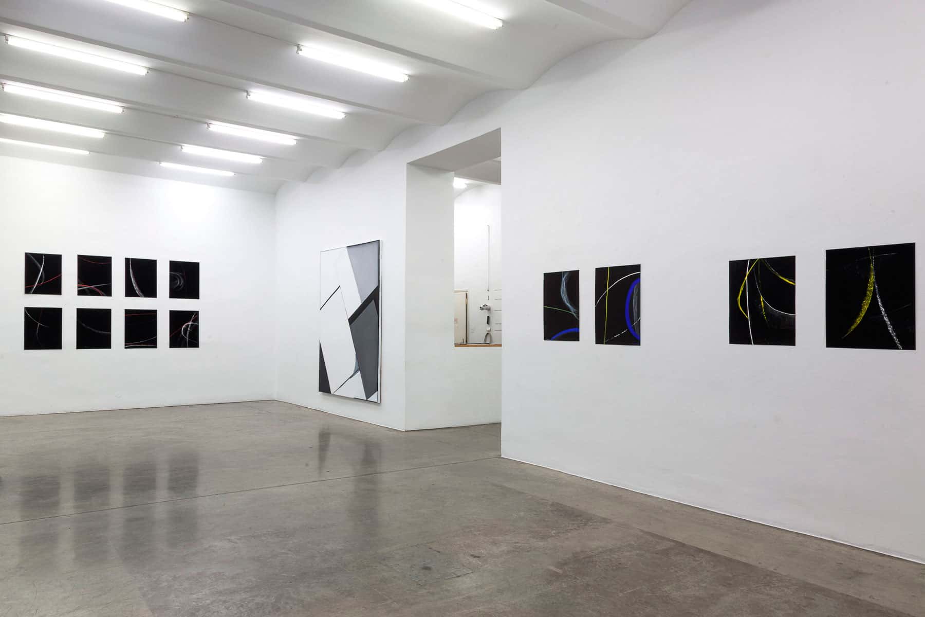 Exhibition view P A S D E D E U X Magdalena Więcek & Natalia Załuska, Christine König Galerie, Vienna 2018