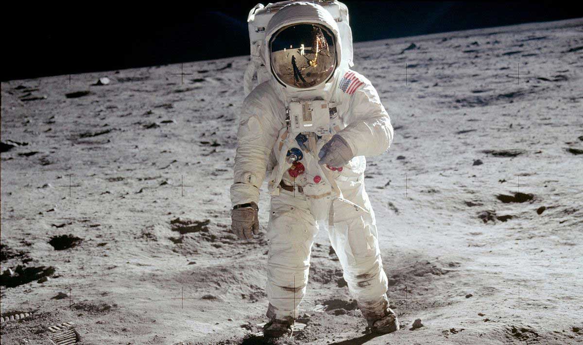 Buzz Aldrin on the Moon