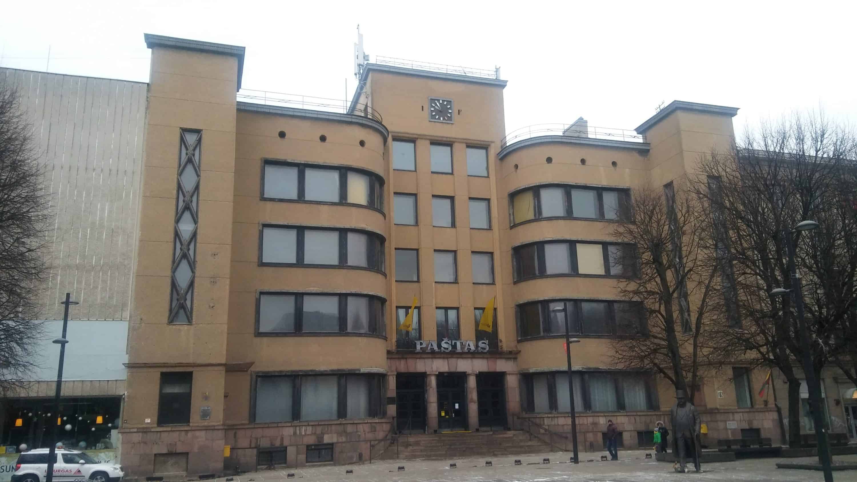 Kaunas, Central Post Office, 2018, photo: H. Postawka-Lech