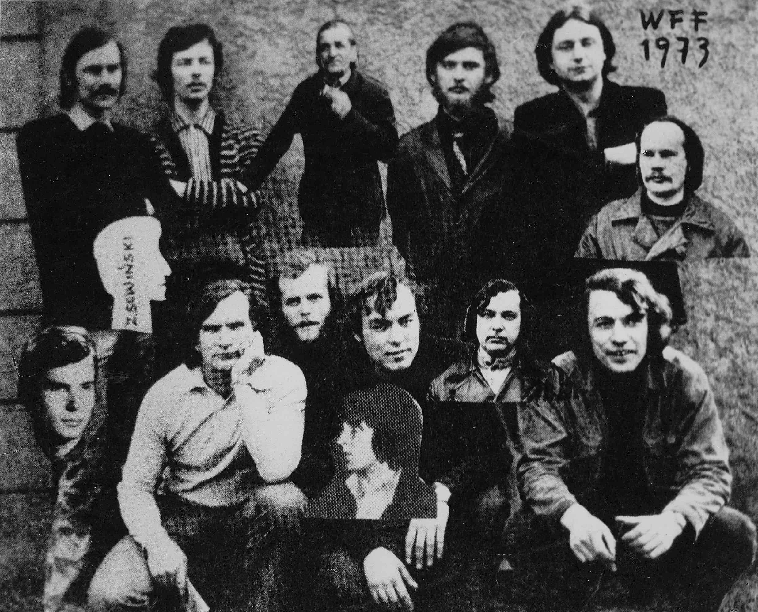 New media artists from the Workshop of the Film Form, Łódź 1973, courtesy of the Exchange Gallery