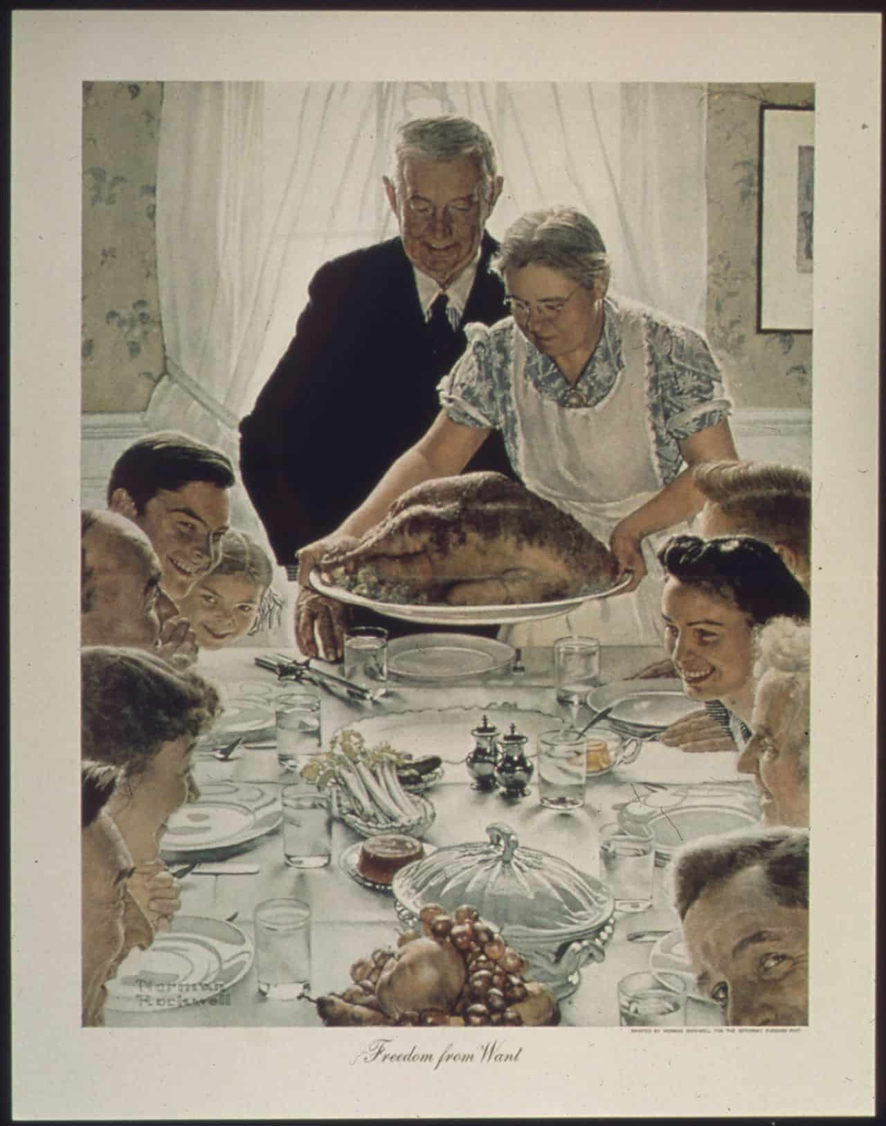 Norman Rockwell, Freedom From Want, 1943Norman Rockwell Museum