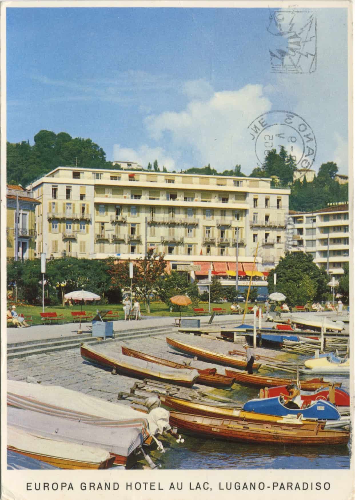 Alex Urso, Grand Hotel Europa, 2019, postcard