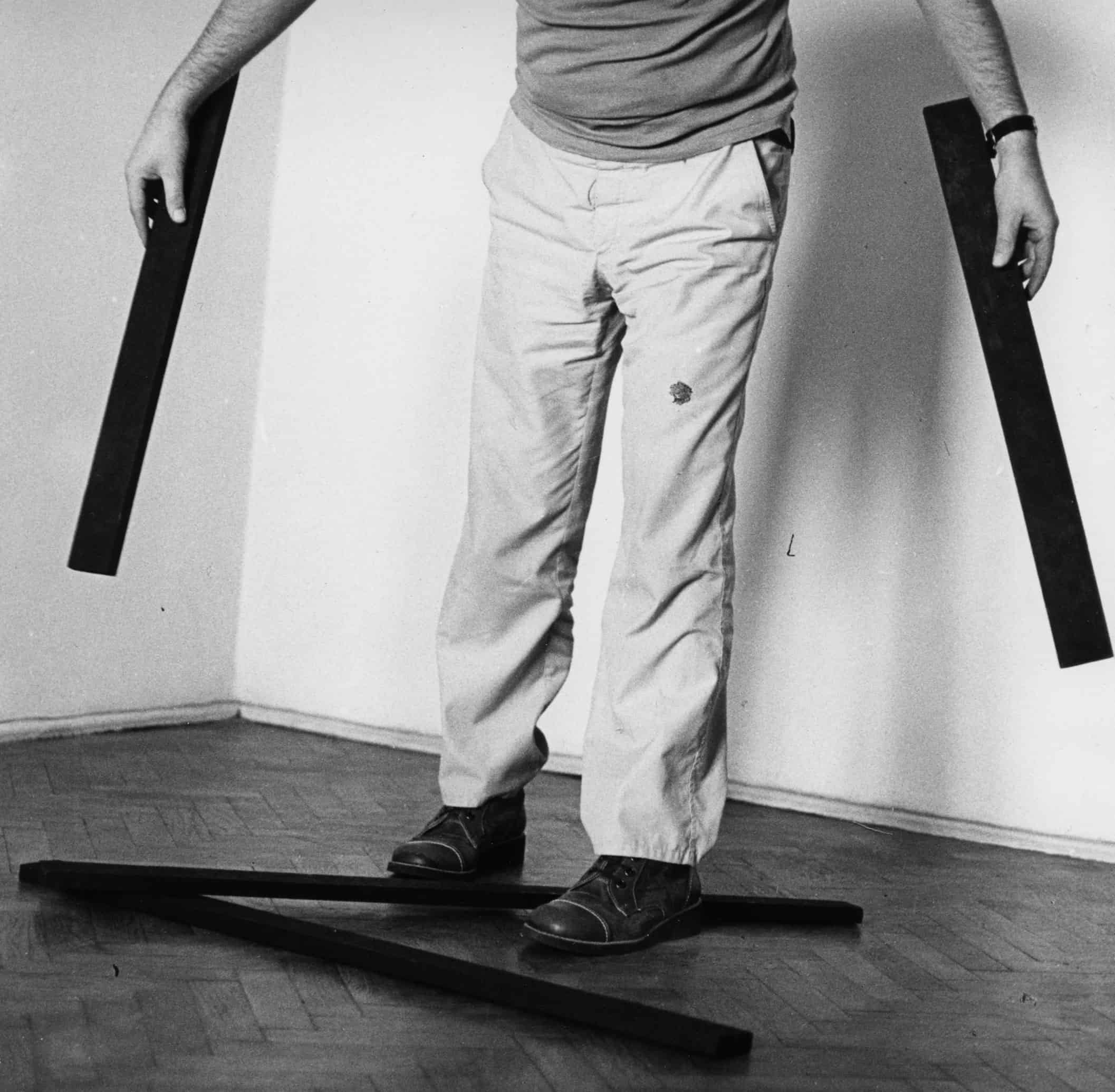 Work from 22 series, figurative image, 1979, photography on canvas, different dimensions