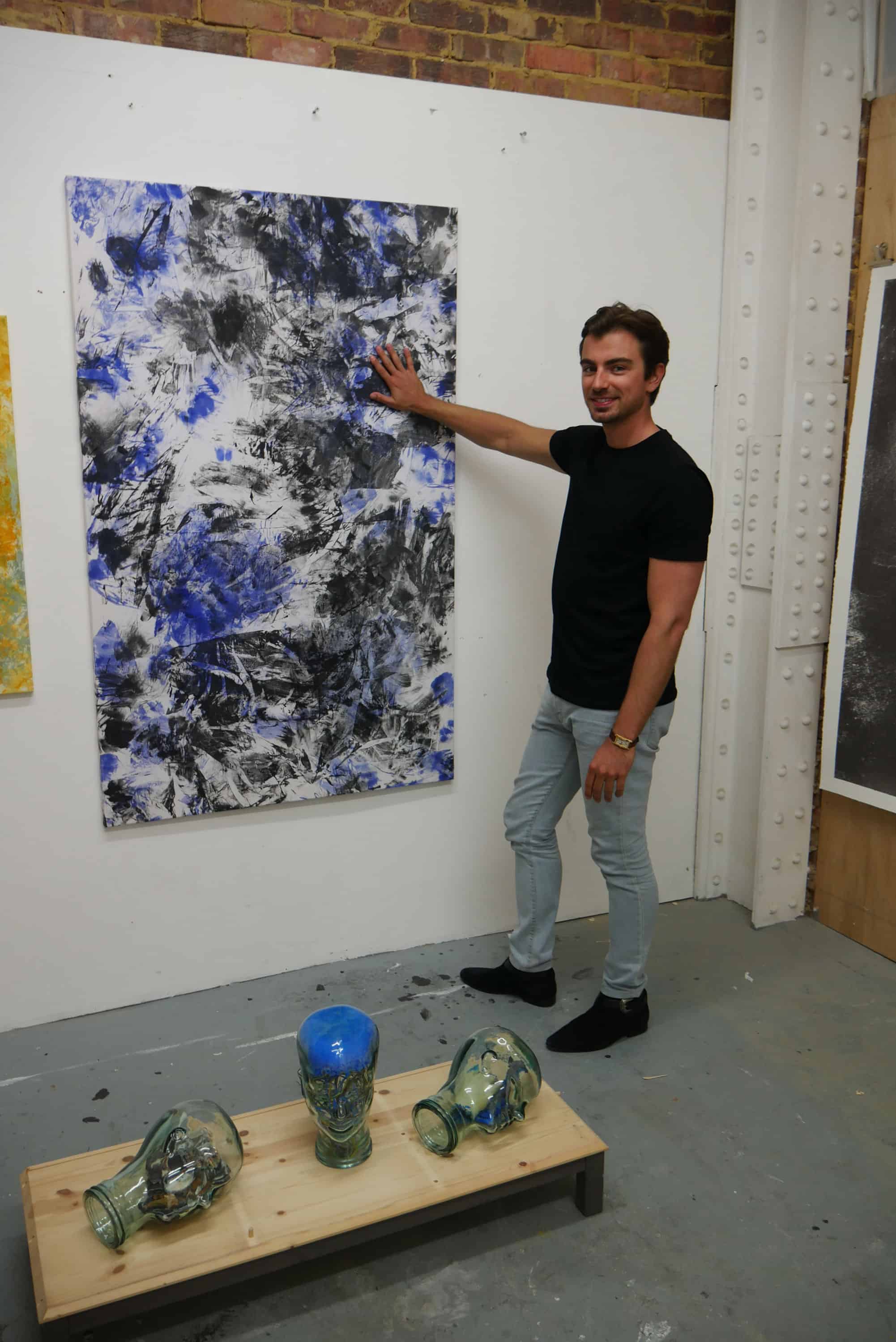 Piotr KRzymowski in his studio, June 2019, photo: Roma Piotrowska