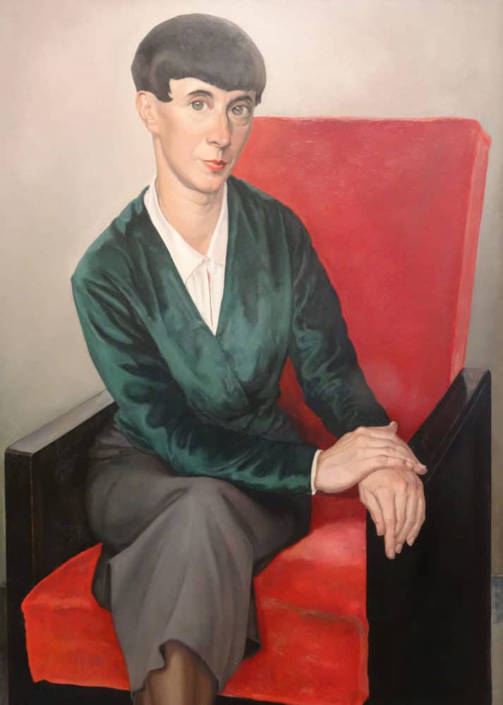 Chris Lebeau, Portrait of Hanna Höch, 1933, source: Drents Museum, Assen