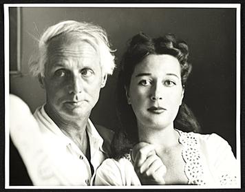 Max Ernst and Dorothea Tanning in 1948. Photo by Robert Bruce Inverarity in the Smithsonian Institution collection.