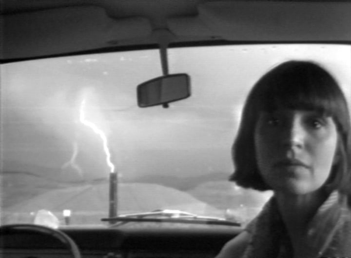 Paul Kos, Marlene Kos, Lightning, 1976, 1’23”, courtesy of Video Data Bank at the School of the Art Institute of Chicago