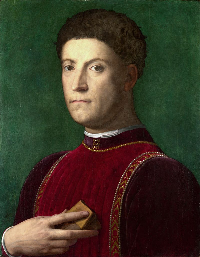 Agnolo Bronzino, Portrait of Piero de' Medici, between circa 1550 and circa 1570, oil on panel, collection: National Gallery