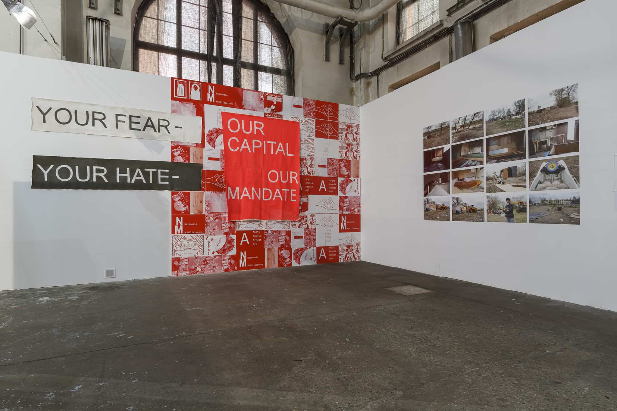 Installation view, exhibition „Fear” Arsenal Gallery power station, Bialystok, photo Maciej Zaniewski