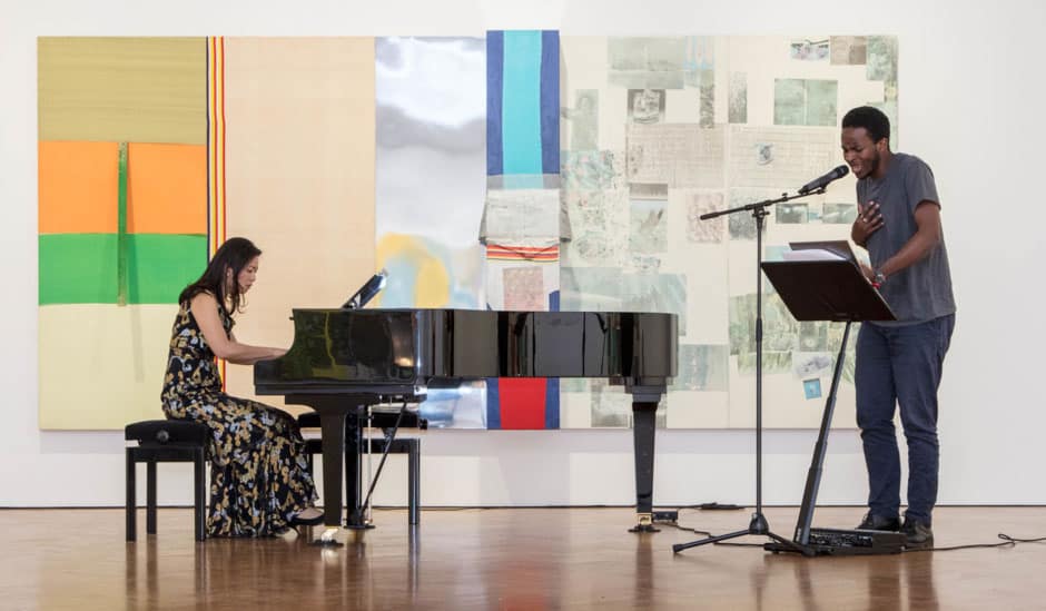 A cross-disciplinary music performance in three acts, presented by Galerie Thaddaeus Ropac and MusicArt, Galerie Thaddaeus Ropac, London 2019, Image Courtesy: Galerie Thaddaeus Ropac