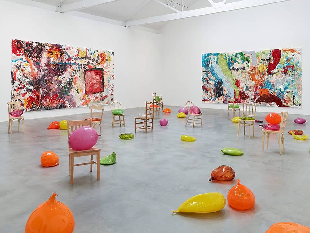 Dan Colen, Sweet Library, Installation view at Newport Street Gallery, 2018, Photo by Prudence Cumings Associates. © Dan Colen and Victor Mara Ltd.