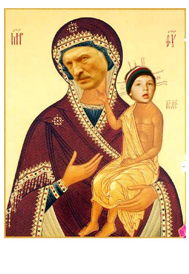 Ekaterina Samigulina (art-group Lipovy Tsvet) - Icon, Blessed Martyr Luke and His Son Nicholas