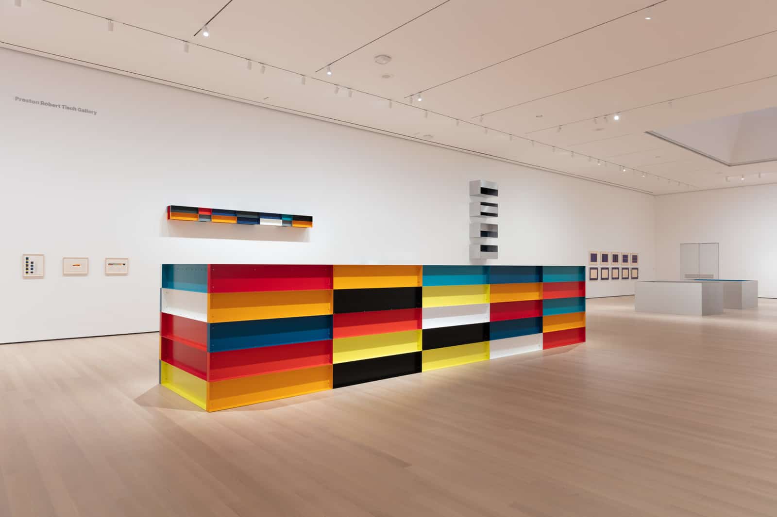 Installation view of Judd, The Museum of Modern Art, New York, March 1–July 11, 2020. Digital Image © 2020 The Museum of Modern Art, New York. Photo by Jonathan Muzikar