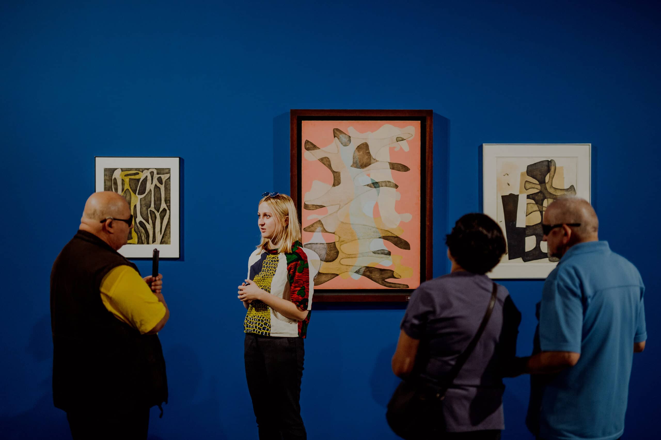 Guided tour of the exhibitions titled ‘Jaremianka. I’m staying in this theatre. I like it here’ at Cricoteka, 2018, photo: Studio Filmlove