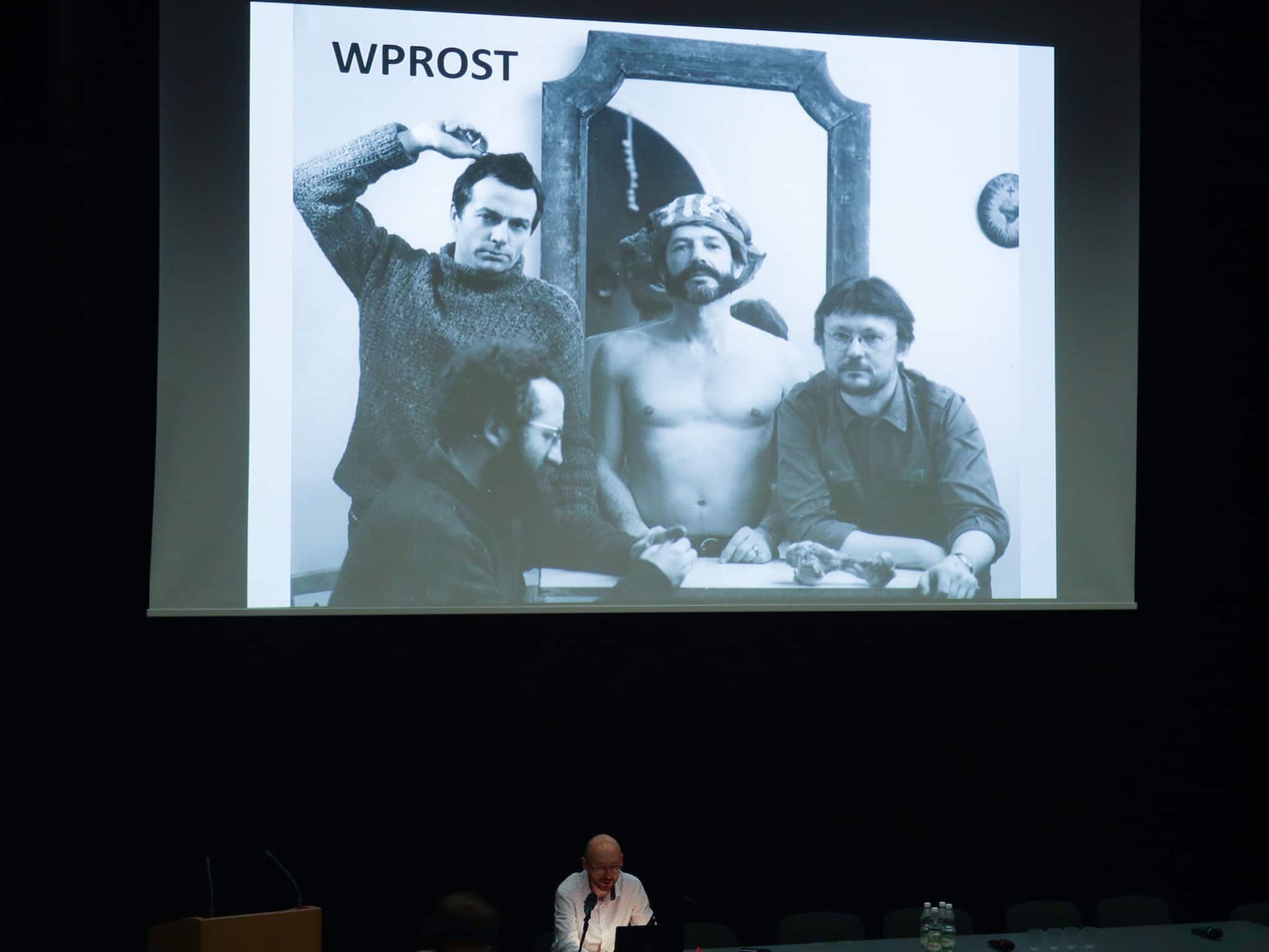 Marek Maksymczak’s Presentation (Freedom on Commission: A Critic in Collaboration with the Security Service) at the ‘Art Criticism Today: Language, Economy, Politics’ conference organised by AICA Poland, Warsaw 2019, Photo by Bartłomiej Gutowski