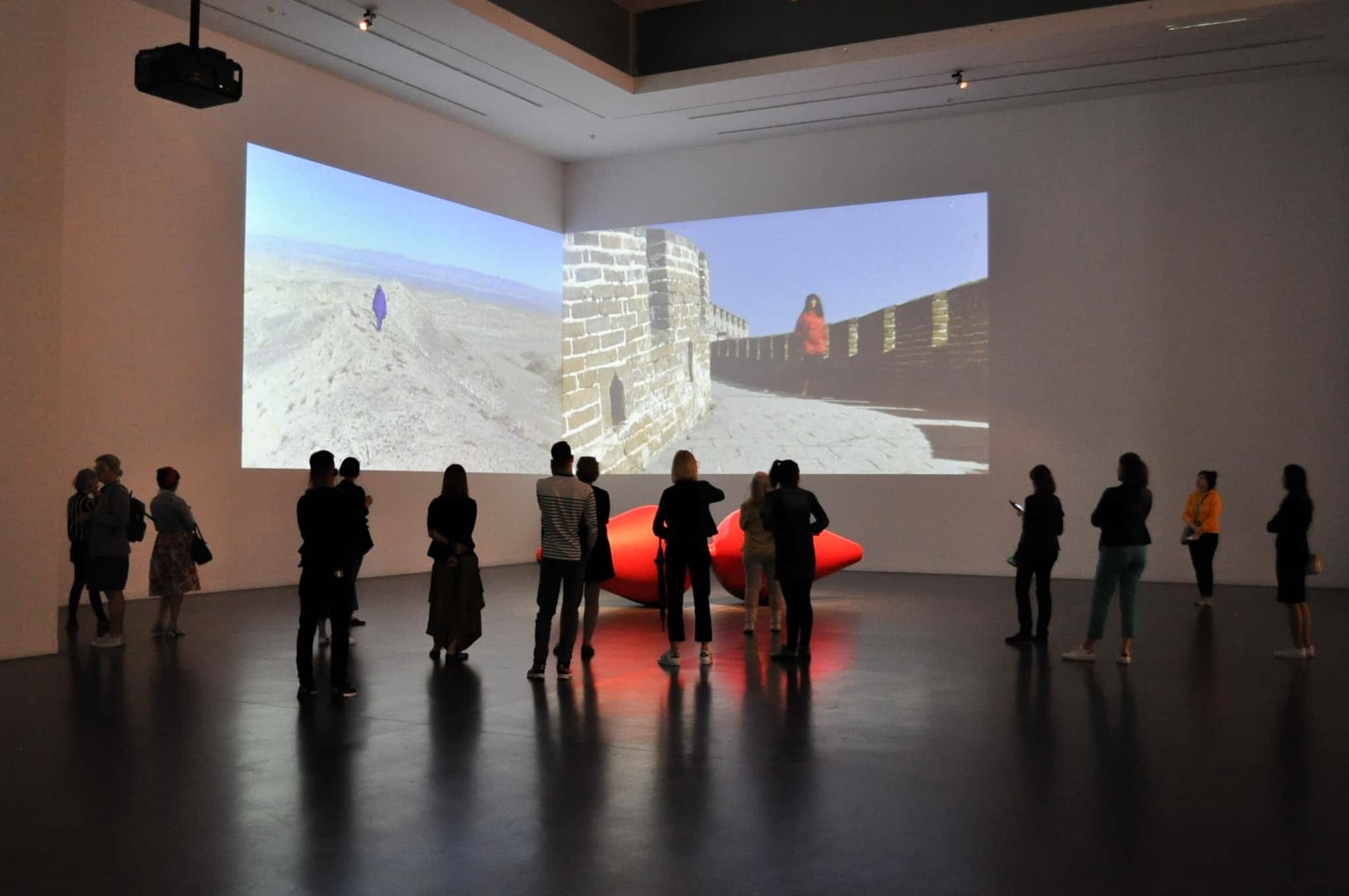 The Society for the Encouragement of Fine Arts at the "Marina Abramovic. The Cleaner" exhibition, CSW Znaki, Toruń, photo by Michalina Musielik