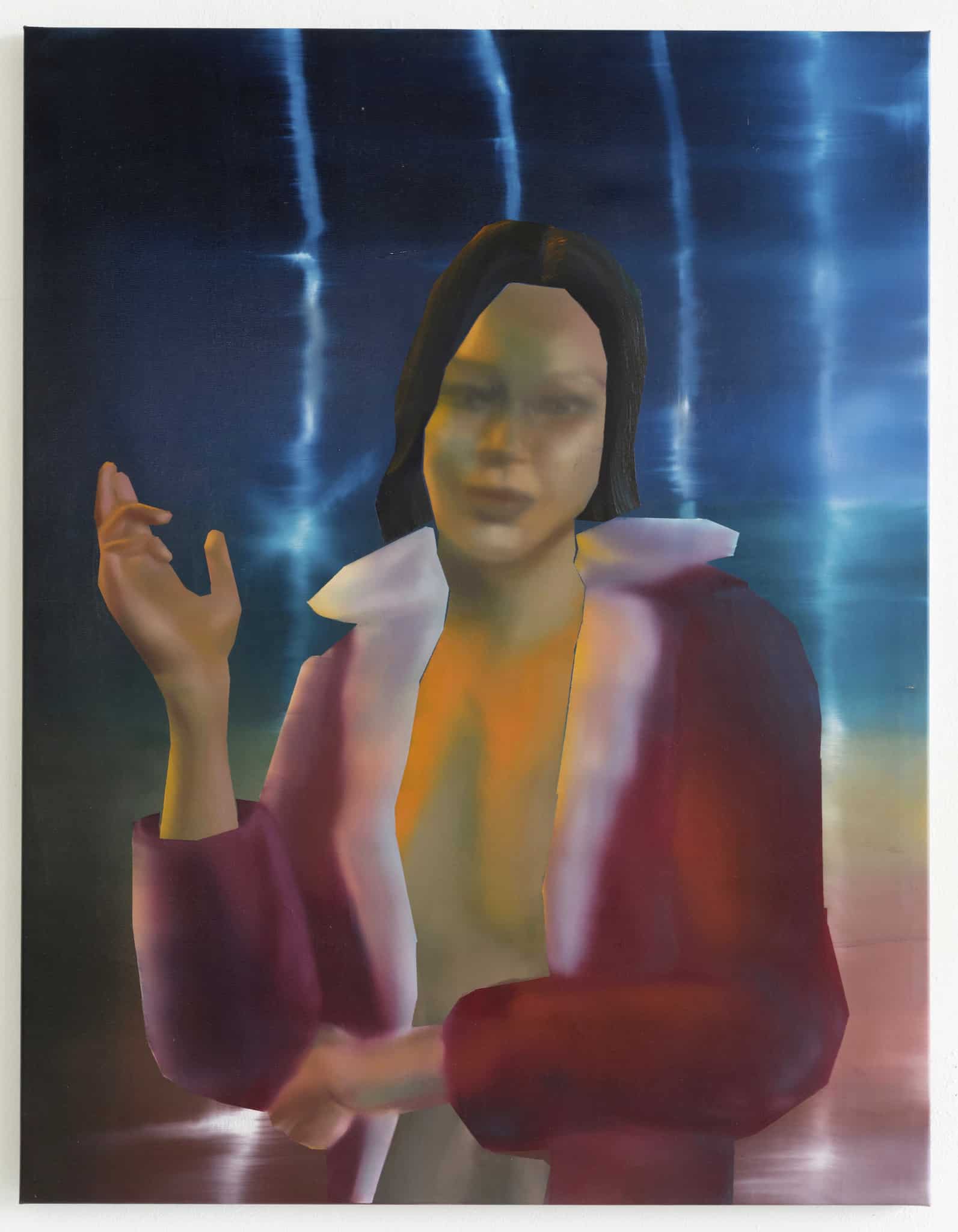 Rute Merk, Lene, 110 x 85 cm, 2019