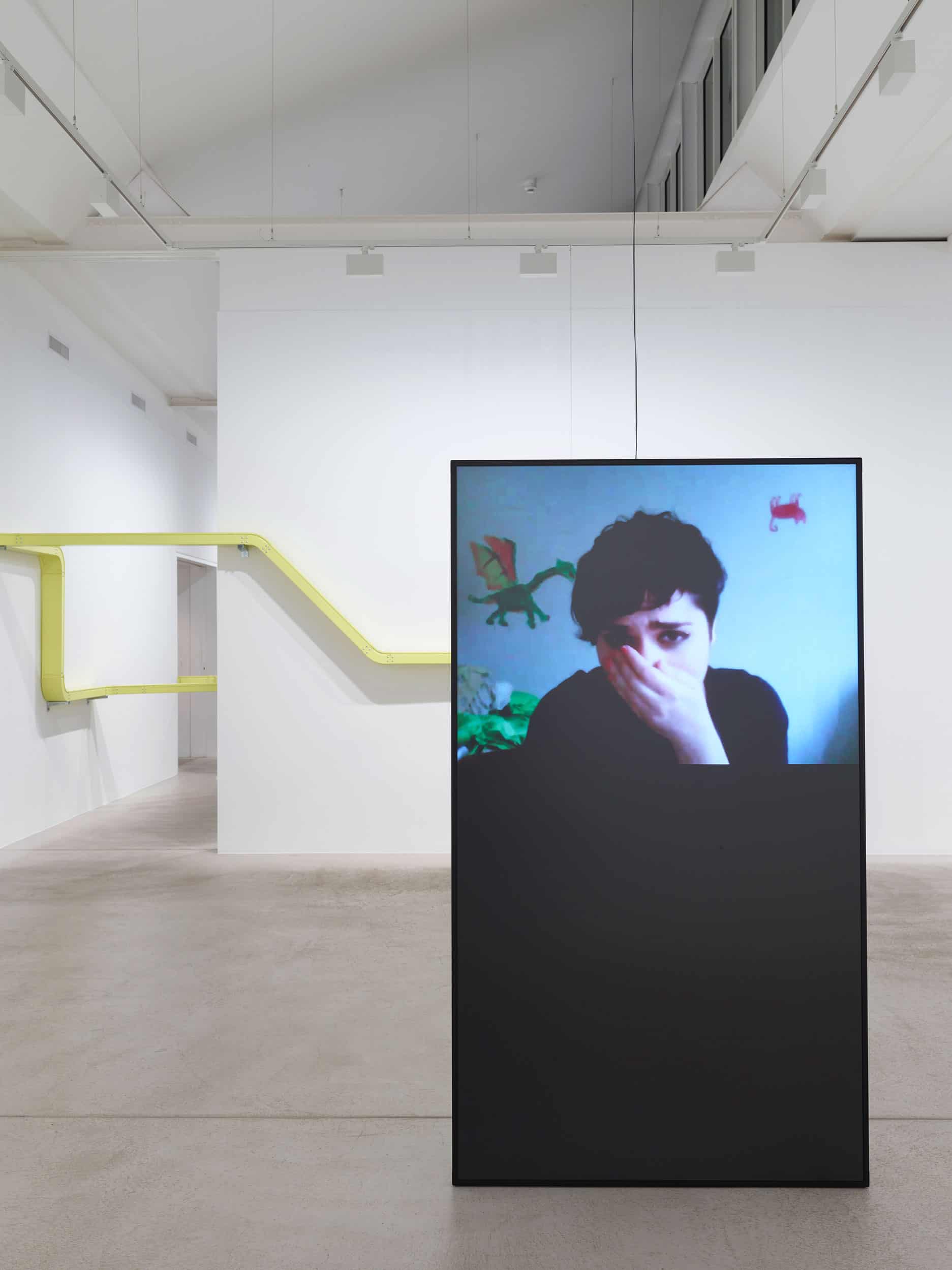 Eva & Franco Mattes, Emily’s Video, 2012. Installation view Eva & Franco Mattes – Dear Imaginary Audience, Fotomuseum Winterthur, until 24.05.2021. © Benedikt Redmann/Fotomuseum Winterthur