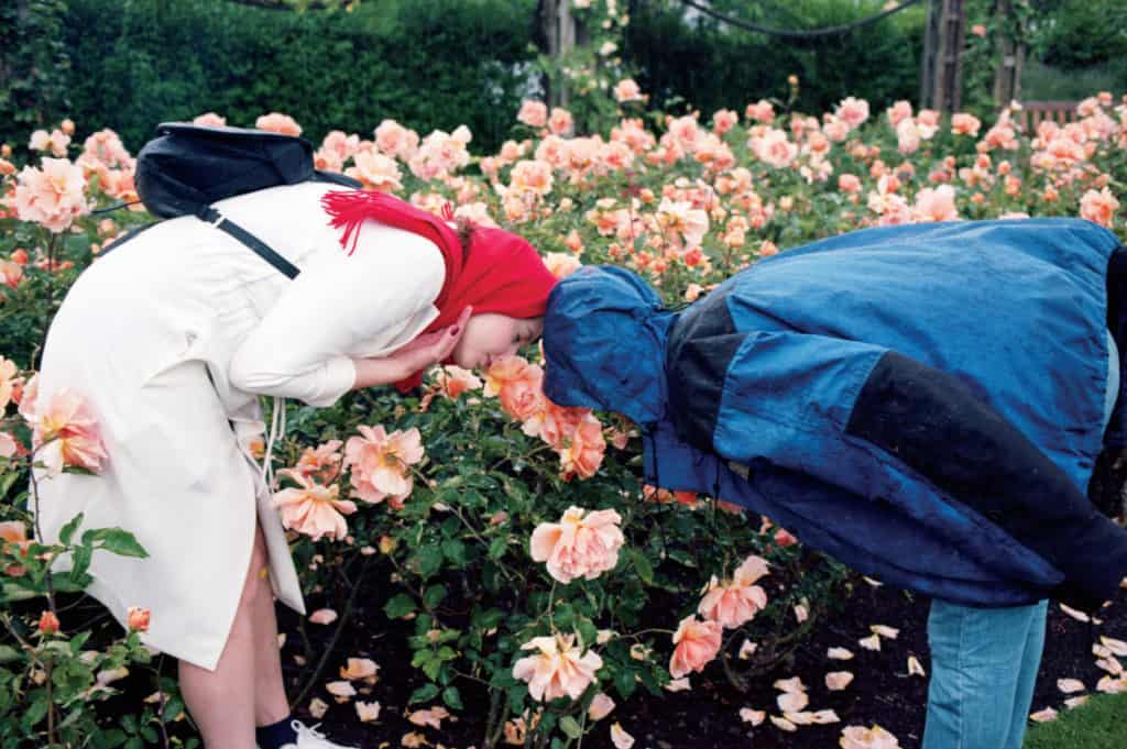 Ewa and Maria In Rose garden, Courtesy of Natalia Podgorska. Part of her series of portraits.