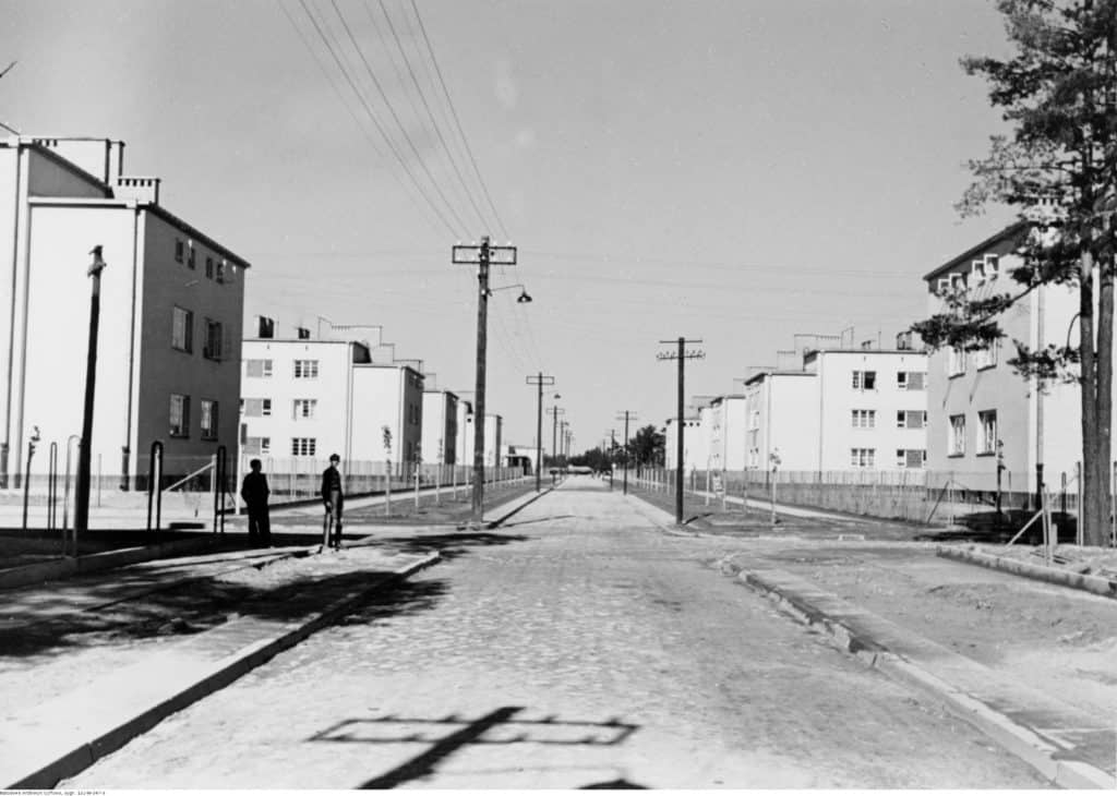 Stalowa Wola, workers' housing estate, before 1939, from National Digital Archives collection