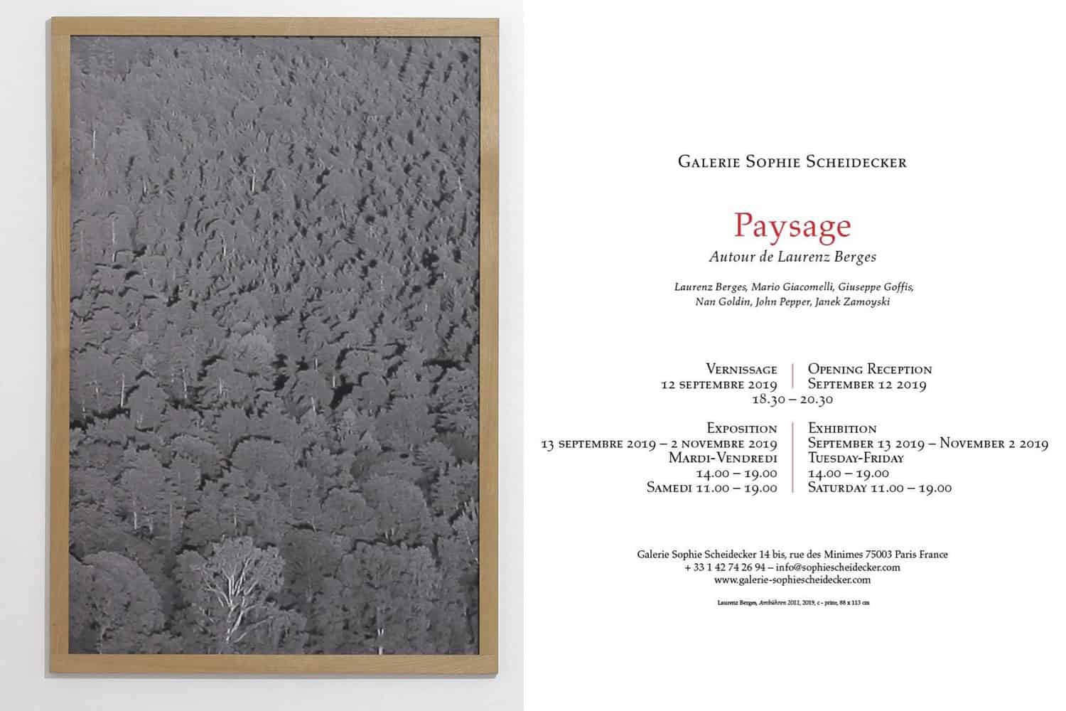 exhibition paysage