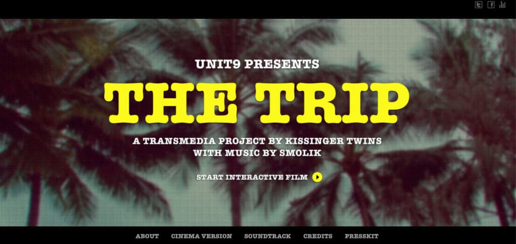 “The Trip” - a transmedia project by Kissinger Twins