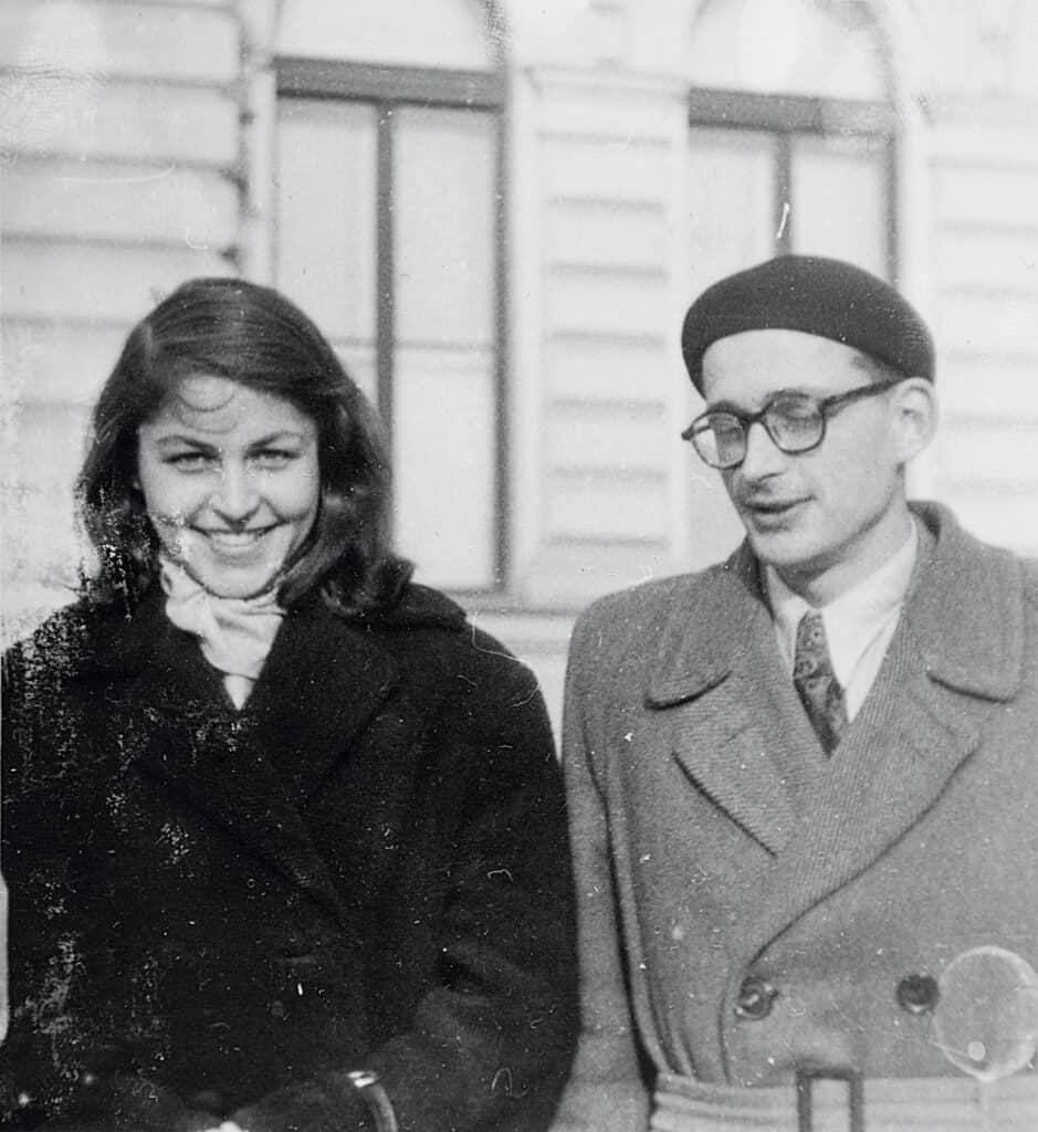 Andrzej Wróblewski and Božena Plevnik (1933–99), later director of the City Gallery in Ljubljana, Slovenia, photo: Barbara Majewska, © Andrzej Wróblewski Foundation