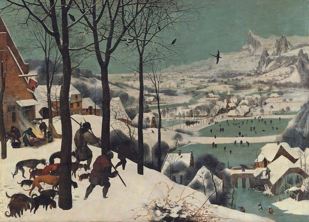 Pieter Bruegel, Hunters in the Snow, 1565