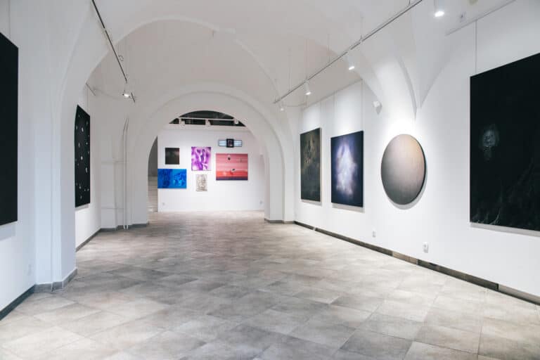 "Milky Way" exhibition, photo by Jerzy Wypych