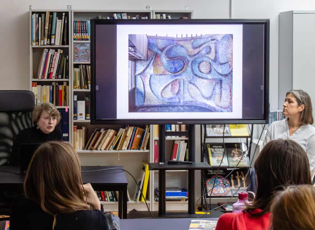 "Artist - studio - legacy", panel discussion on historic artist studios, photo by Patrycja Głusiec.