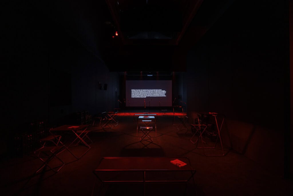 The exhibition Repeat after Me II by OPEN GROUP in the Polish Pavilion at La Biennale Arte 2024. Photo by Jacopo Salvi.